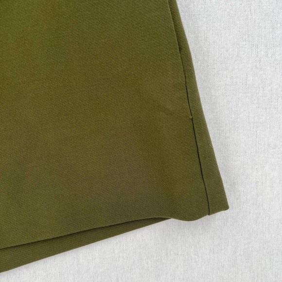 ALICE + OLIVIA Shorts Womens 6 Olive Green Cady High Waist Clean Short NWT - Picture 10 of 16